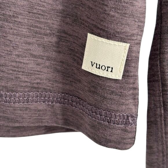 Vuori Long Sleeve Performance Top Heather Plum Purple Women’s Size Large - Picture 5 of 8